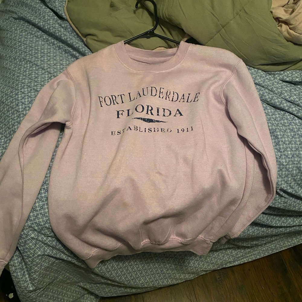 Purple crewneck Florida sweatshirt